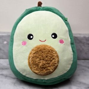 Squishmallows Austin the Avocado 8” Food Squad Green Fuzzy Belly Plush Toy CUTE